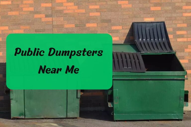 Public Dumpsters Near Me: Finding Local Garbage Disposal Options