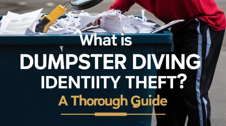 What is Dumpster Diving Identity Theft